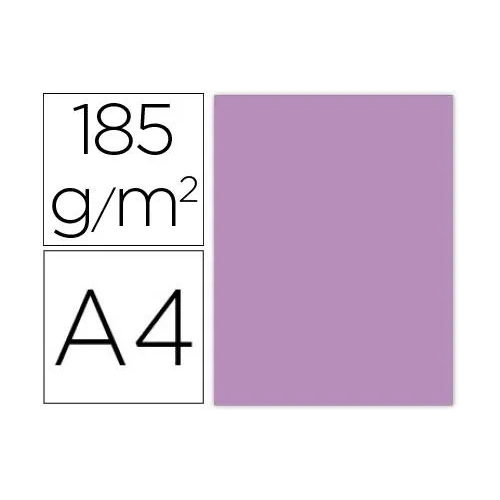 Cartulina A4 canson Iris 185 gramos Malva