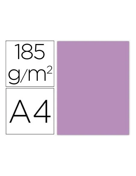 Cartulina A4 canson Iris 185 gramos Malva