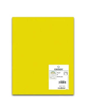 Cartulina Iris Canson Guarro 50x65 amarillo canario
