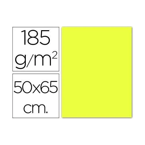 Cartulina Iris Canson Guarro 50x65 amarillo limon