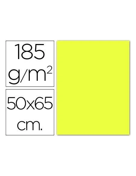 Cartulina Iris Canson Guarro 50x65 amarillo limon