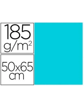 Cartulina Iris Canson Guarro 50x65 azul caribe