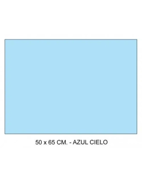 Cartulina Iris Canson Guarro 50x65 azul cielo