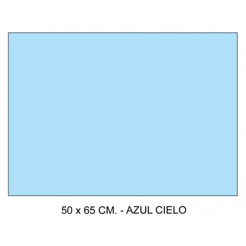 Cartulina Iris Canson Guarro 50x65 azul cielo