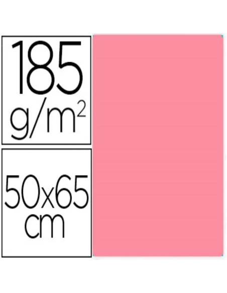 Cartulina Iris Canson Guarro 50x65 rosa chicle