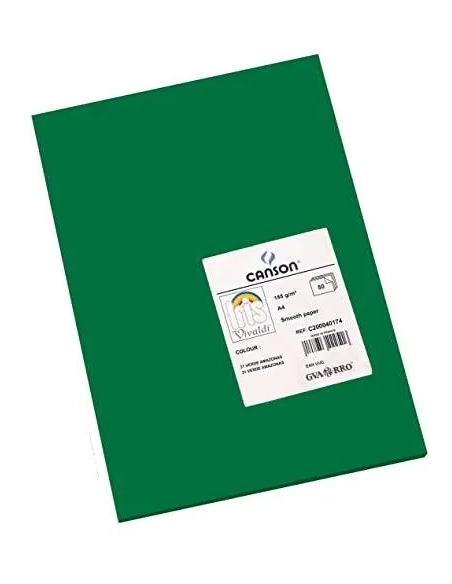 Cartulina Iris Canson Guarro 50x65 verde amazonas