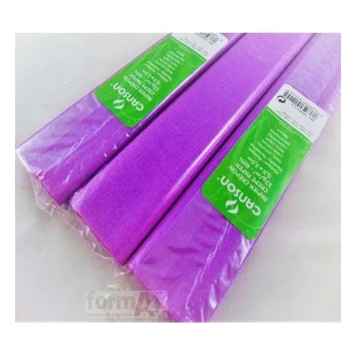 Papel crepe Canson 0,5x2,5 mts Lila 1424