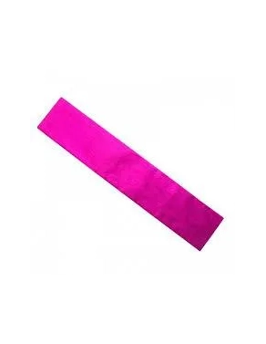 Papel crepe Canson 0,5x2,5 mts rosa metalizado