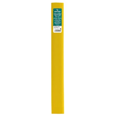Papel crepe Canson 0,5x2,5 mts amarillo limon 1409