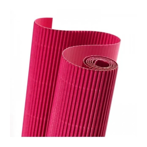 Carton ondulado canson en rollo 50x70 rojo