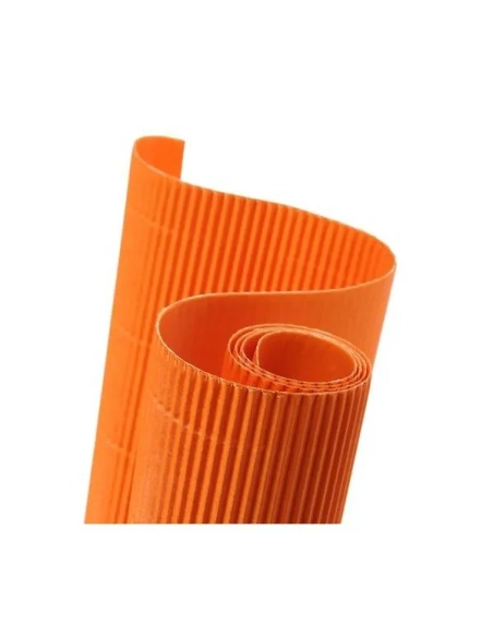 Carton ondulado canson en rollo 50x70 naranja
