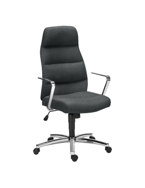Sillon de direccion con ruedas Altena Plus gris
