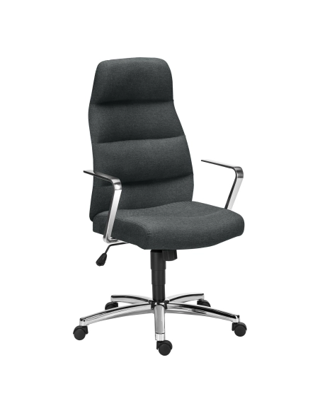 Sillon de direccion con ruedas Altena Plus gris