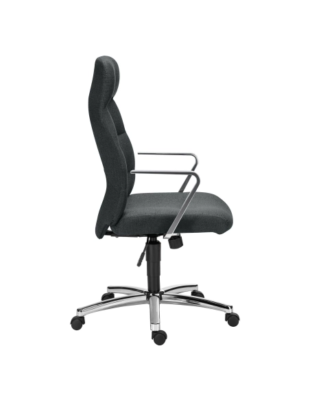 Sillon de direccion con ruedas Altena Plus gris