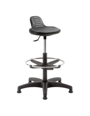 Taburete profesional alto poliuretano con tacos