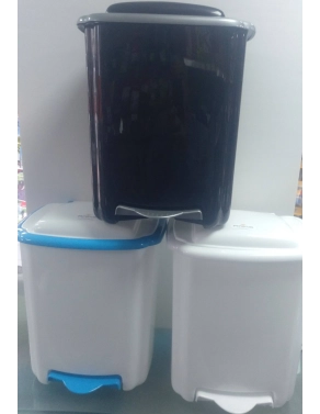 Papelera plastica pedal 20 litros