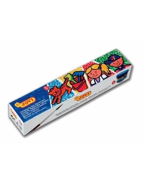 Caja 5 temperas Jovi con pincel