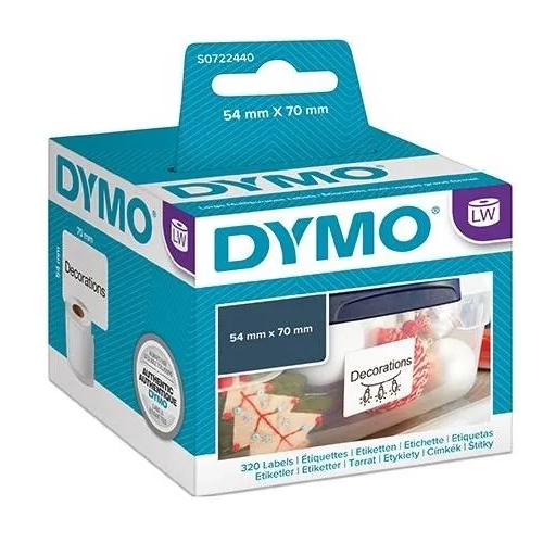 Etiquetas en rollo Dymo 54x70mm