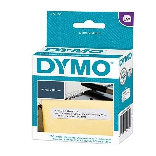 Etiquetas en rollo Dymo 19x51mm