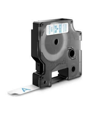 Cinta Dymo 12mmx7m azul sobre blanco