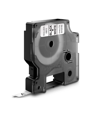 Cinta Dymo 6mmx7m negro sobre blanco