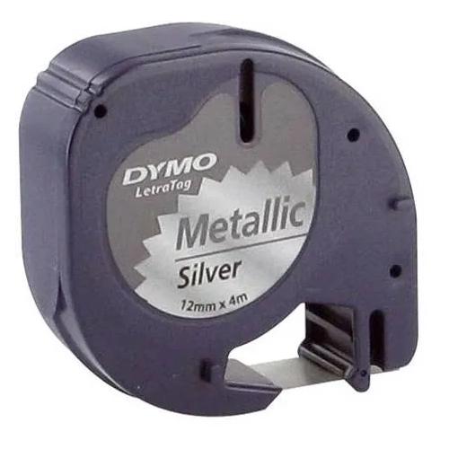 Cinta Dymo plata Letratag