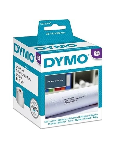 Etiquetas en rollo Dymo 36x89mm