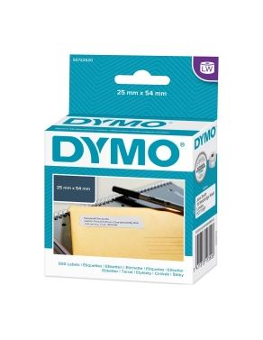Etiquetas en rollo Dymo 25x54mm