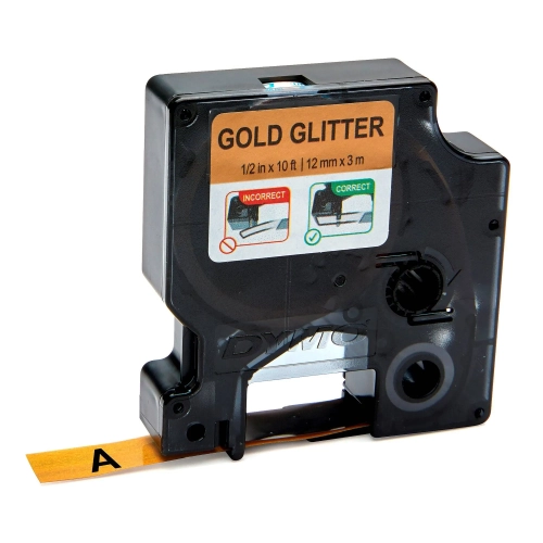 Cinta Dymo D1 12mm x 3m oro