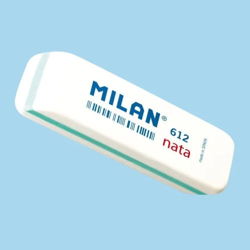 Goma de borrar Milan nata 612