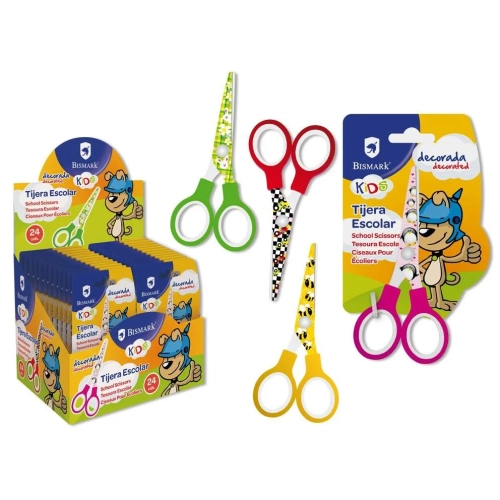Tijera escolar decorada Bismark