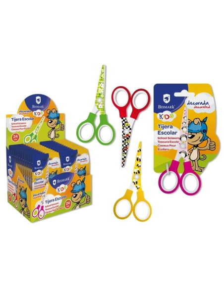 Tijera escolar decorada Bismark