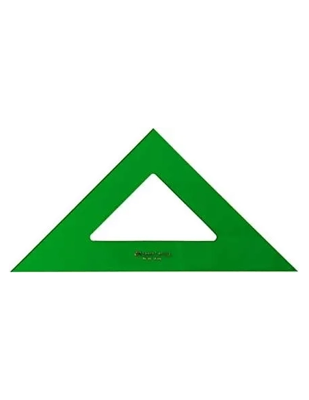 Escuadra verde Faber Castell tecnica 16 cm