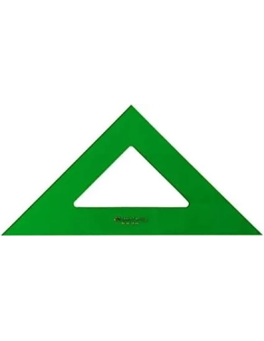 Escuadra verde Faber Castell tecnica 28 cm