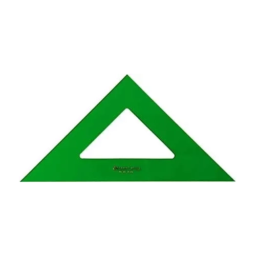 Escuadra verde Faber Castell tecnica 25 cm