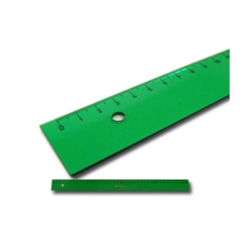 Regla verde Faber Castell tecnica 50 cm