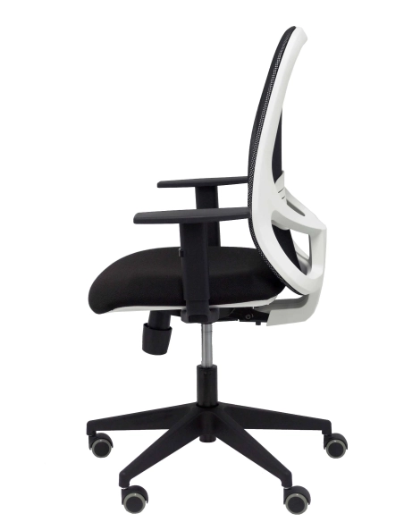 Silla oficina blanca ergonomica sincro