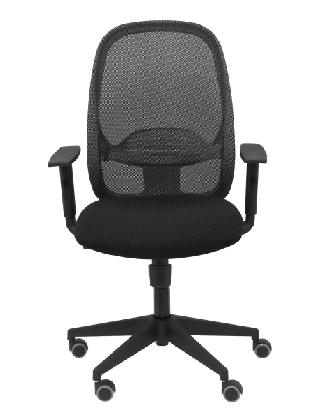 Silla oficina blanca ergonomica sincro