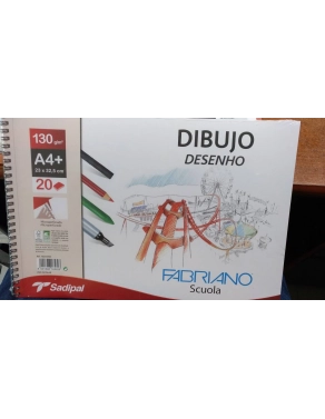 Block dibujo Sadipal Fabriano a4 con recuadro