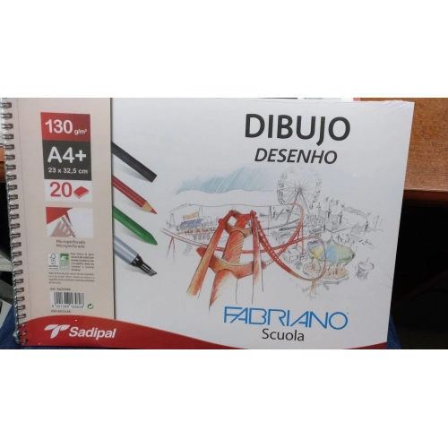 Block dibujo Sadipal Fabriano a4 con recuadro