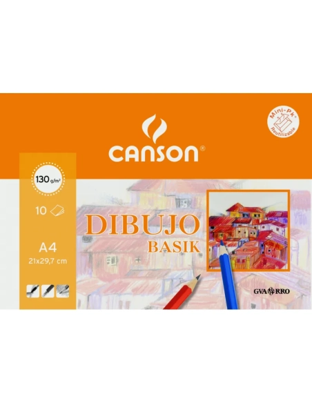 lamina dibujo Canson Basik A4