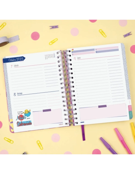 Agenda Talkual 1/4 dia página mis horas valen mas que el oro