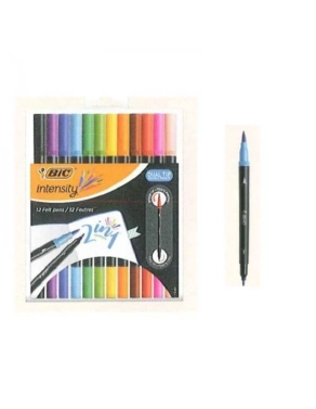 Rotuladores pincel bic intensity caja 12
