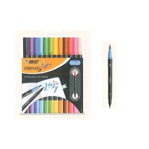 Rotuladores pincel bic intensity caja 12