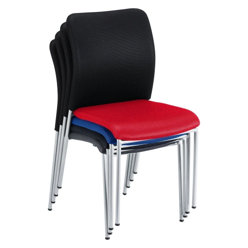 Silla confidente sin brazos Siracusa gris