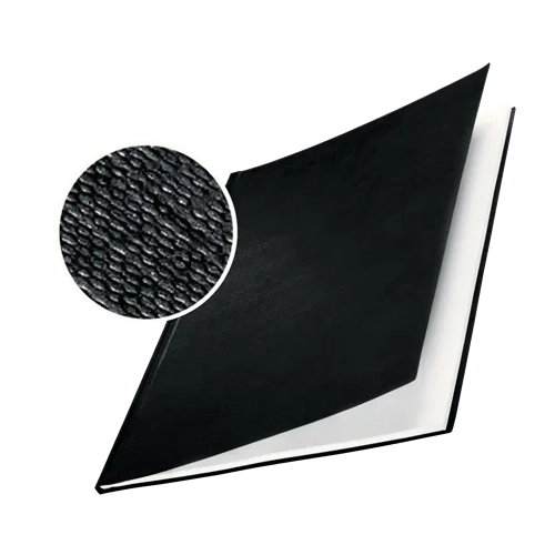 Tapa encuadernar rigida  Leitz Channel lomo 14 mm negra