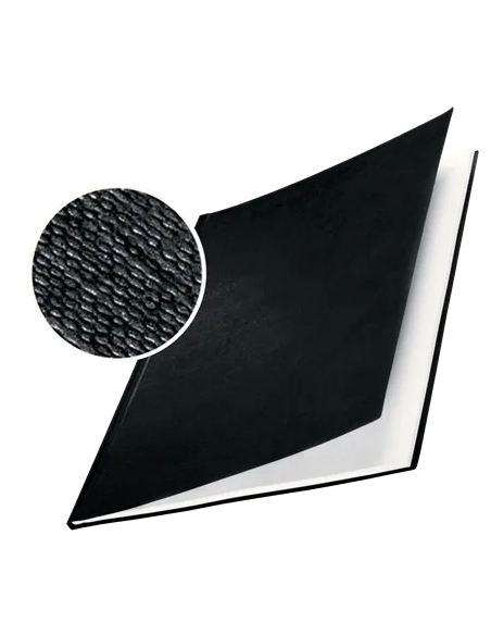 Tapa encuadernar rigida  Leitz Channel lomo 21 mm negra