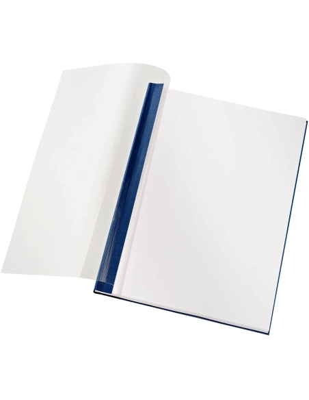 Tapa encuadernar flexible Leitz Channel lomo 10,5 mm azul