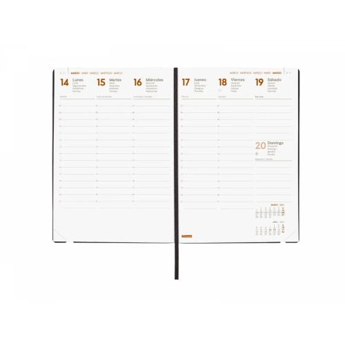 Agenda Finocam Dynamic Mara Y10 semana vista azul