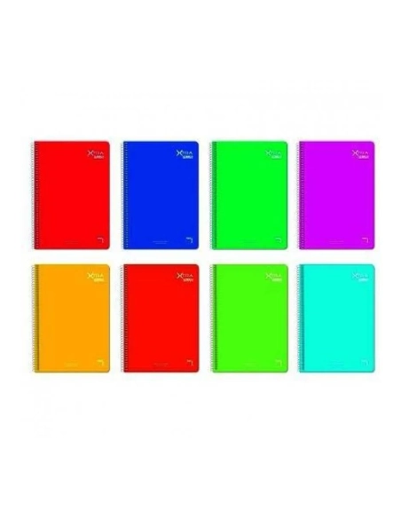 Cuaderno Pacsa Xtra folio 80h rayado surtidos